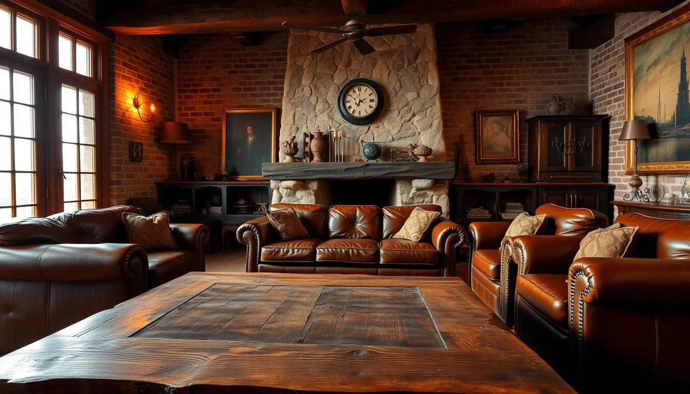 rustic living room decor