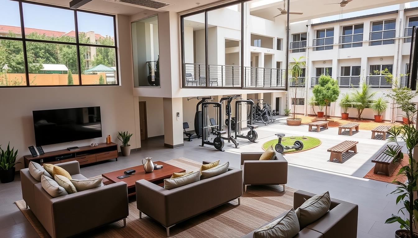 student housing amenities