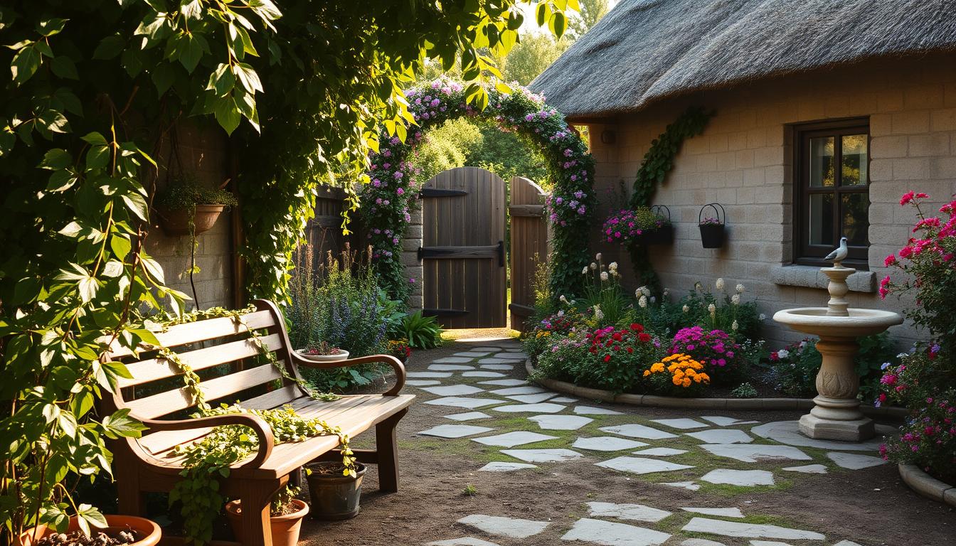 cottage-inspired outdoor elements