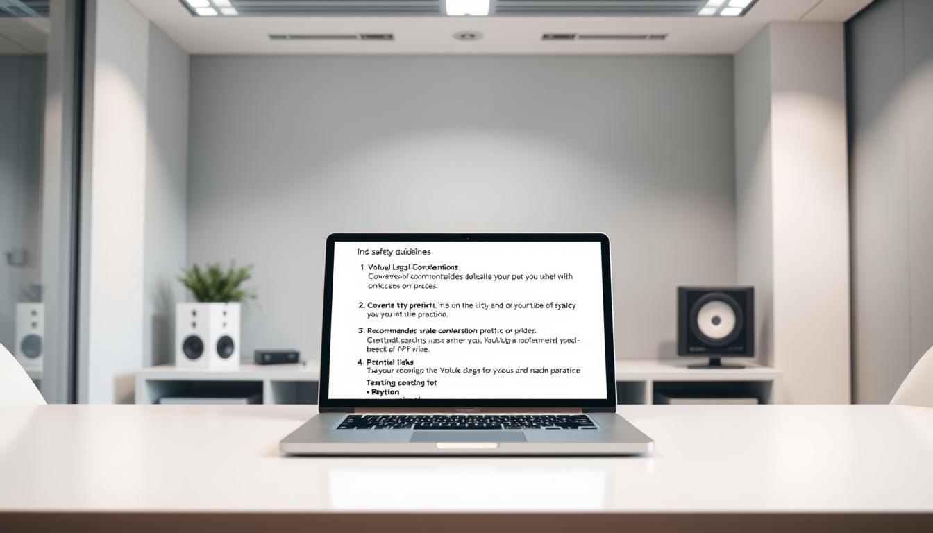 YouTube MP3 safety guidelines