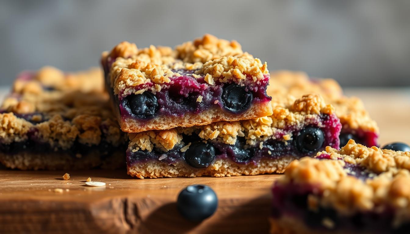Vegan Blueberry Crumble Bars