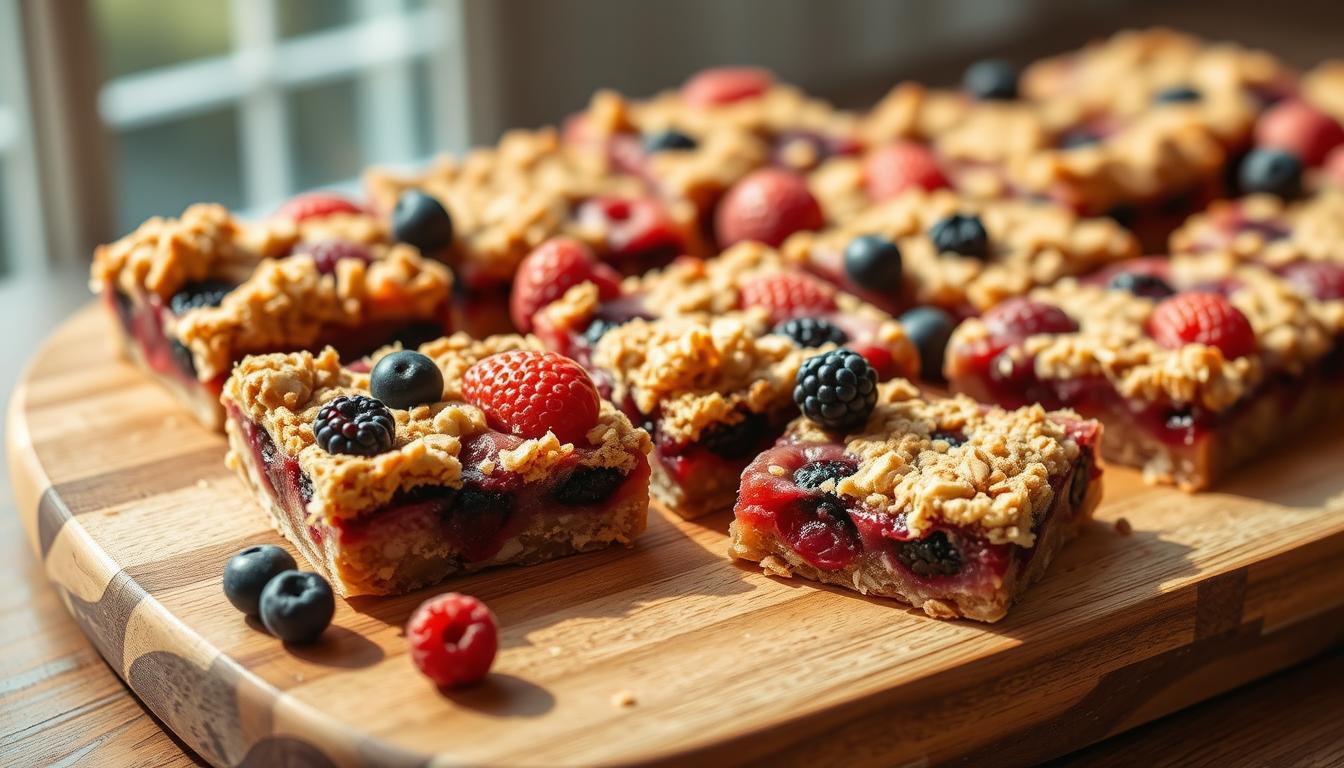 Berry Crumble Bars for Vegans: