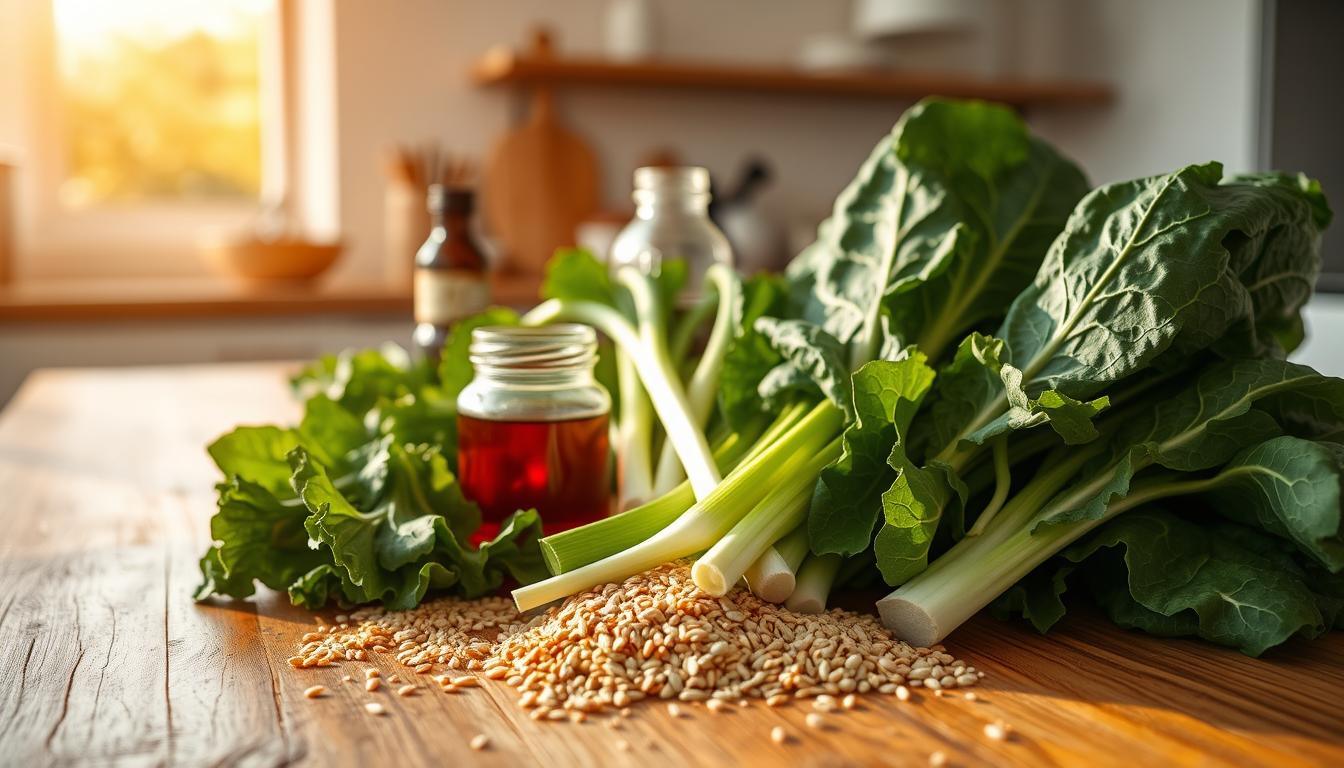Vegan Sesame Ramen Ingredients