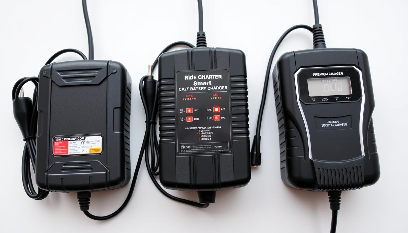 Collection of recommended smart chargers for ride on car batteries