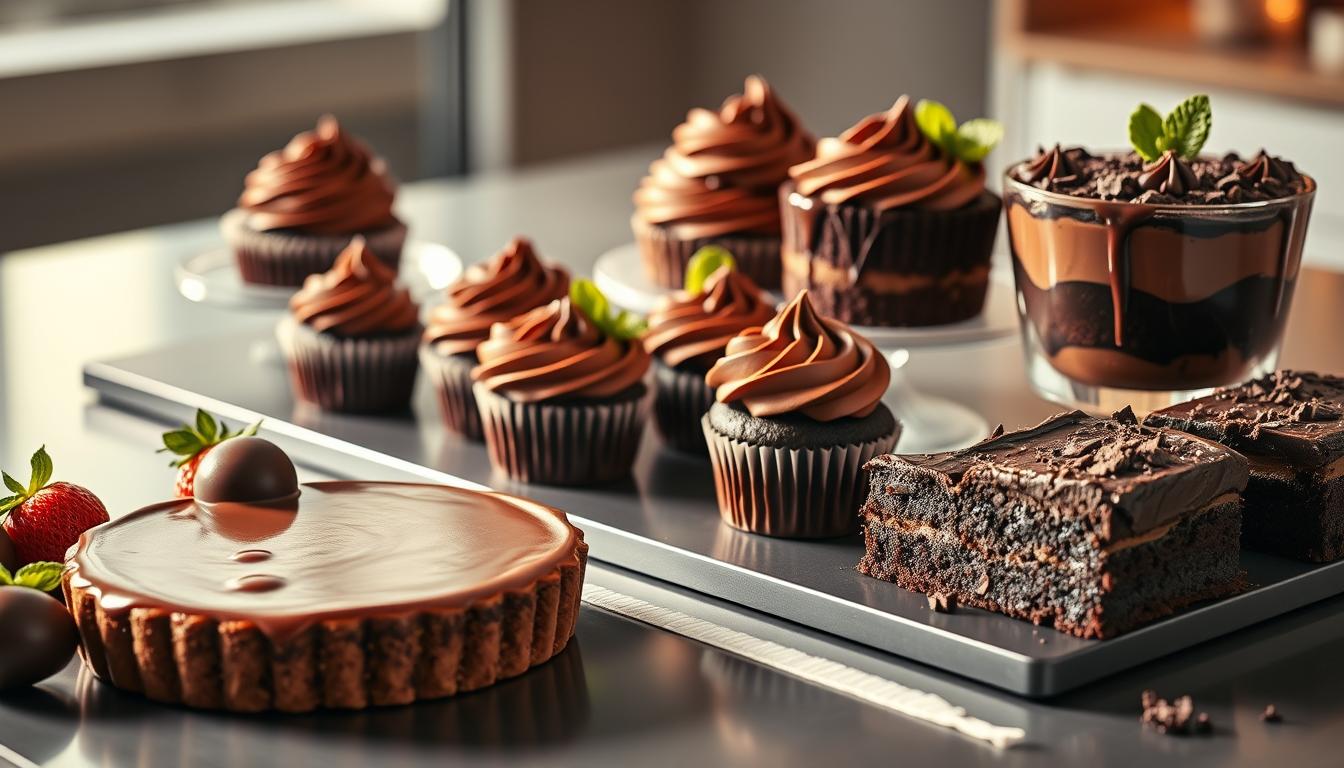 desserts au chocolat
