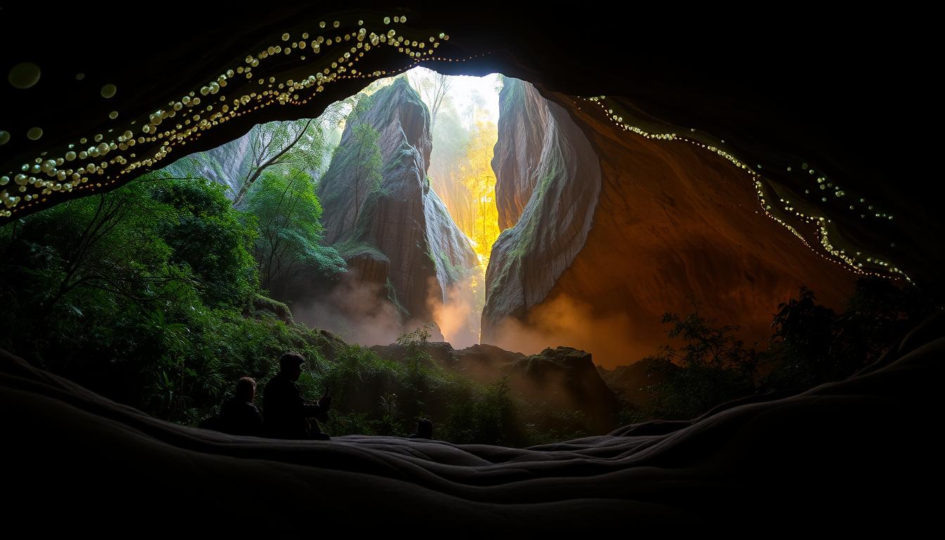 hinterland glow worm caves