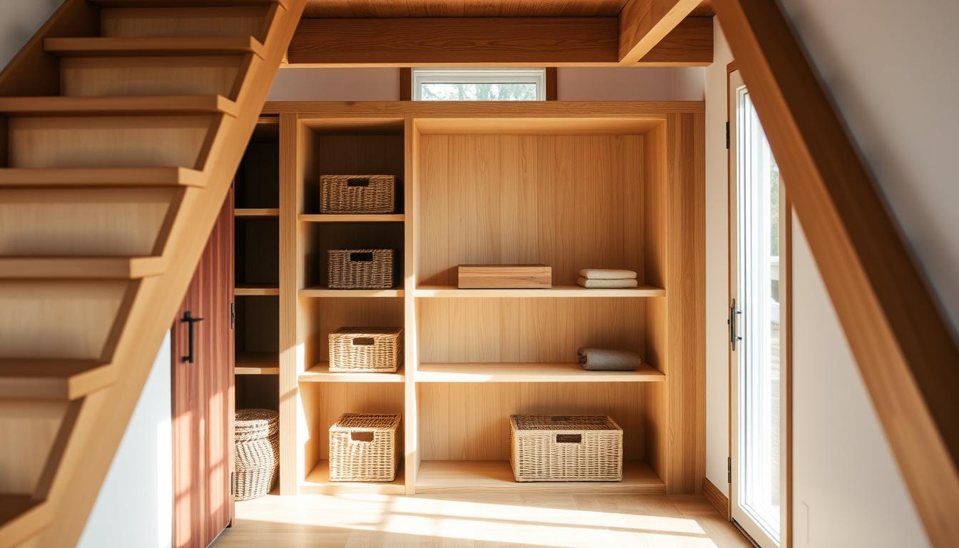 Under-Stair Storage Design in Tiny House