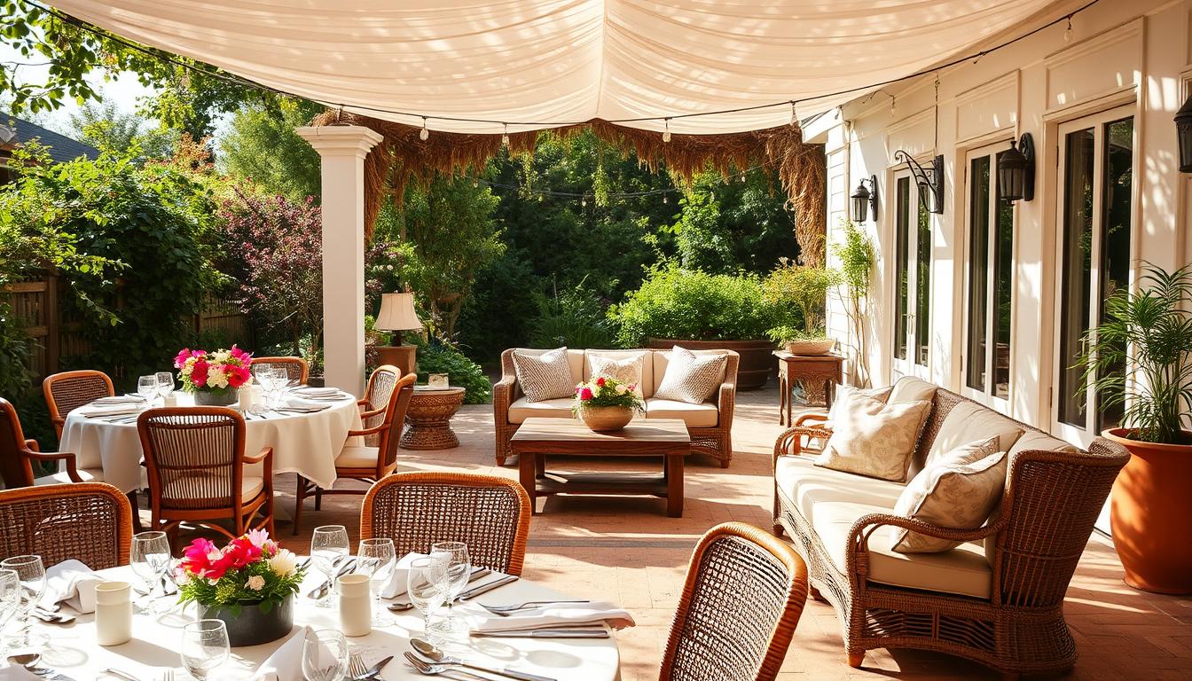 Outdoor Dining Party Setup