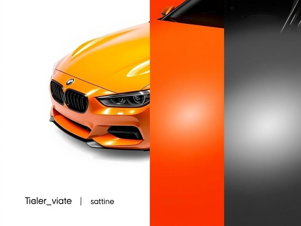 Comparison of glossy, matte, and metallic finishes