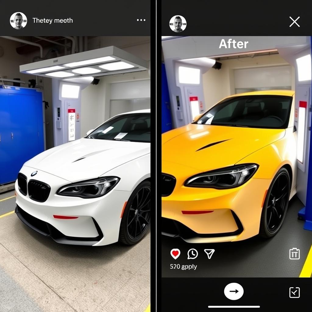 Car customization shared on social media