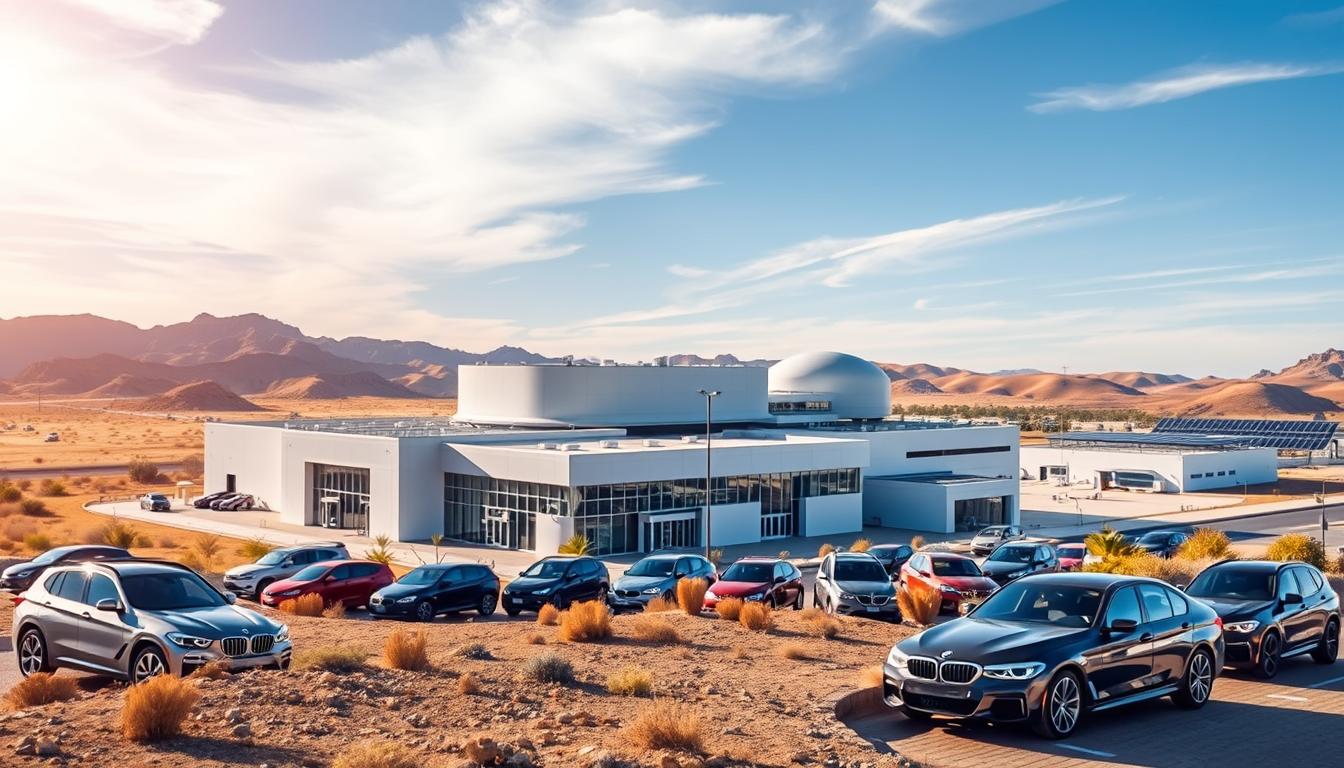 BMW plant in San Luis Potosi, Mexico where BMW cars are manufactured
