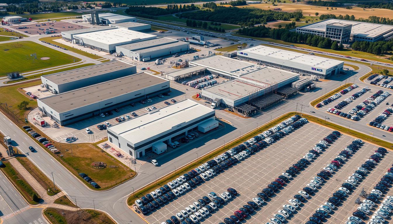 BMW Spartanburg Plant in South Carolina where BMW cars are manufactured