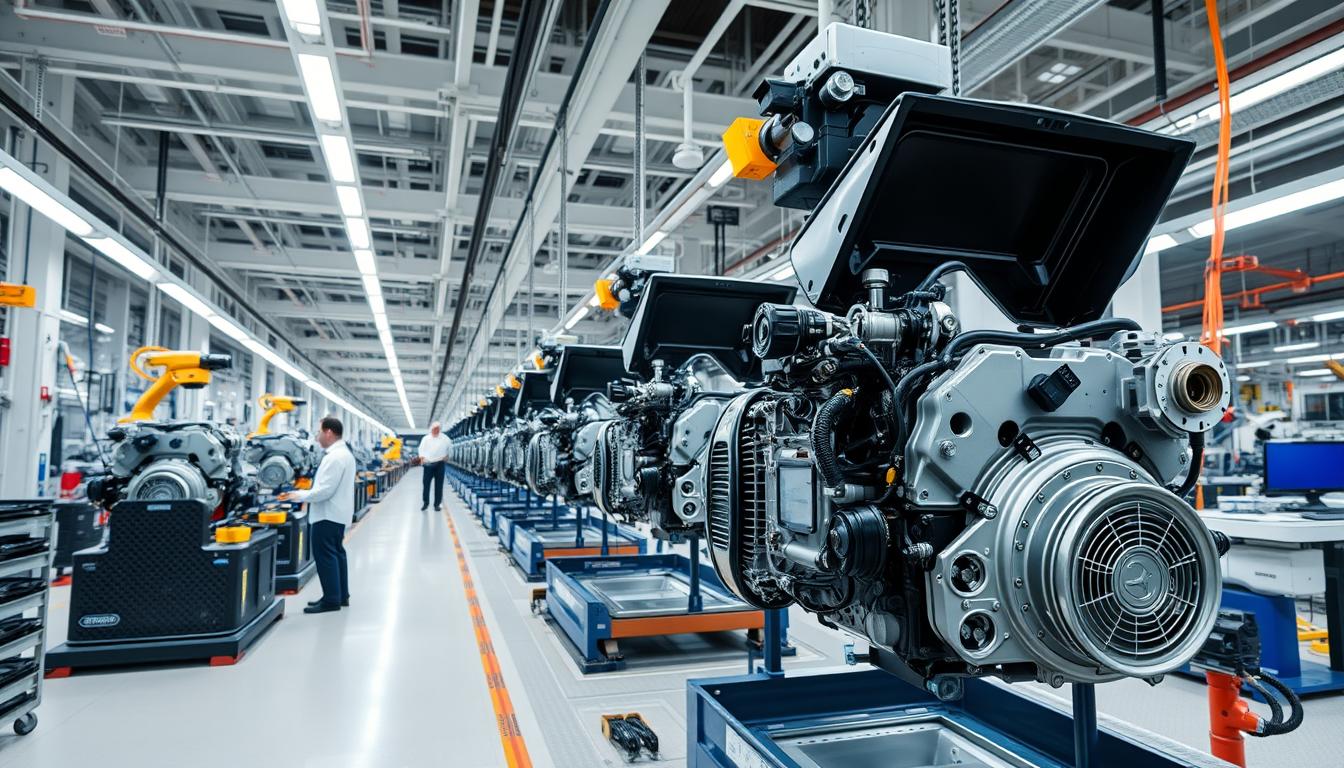 New Hyundai production line with quality control measures addressing previous Hyundai engine problems