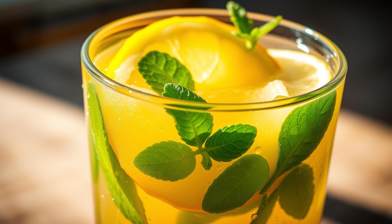 lemon and mint juice