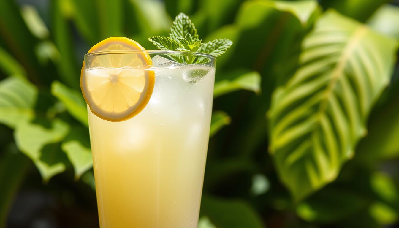 lemon and mint juice
