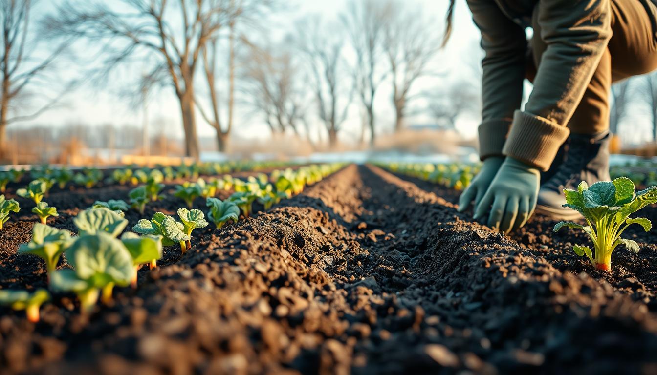 زراعة الخضروات في يناير