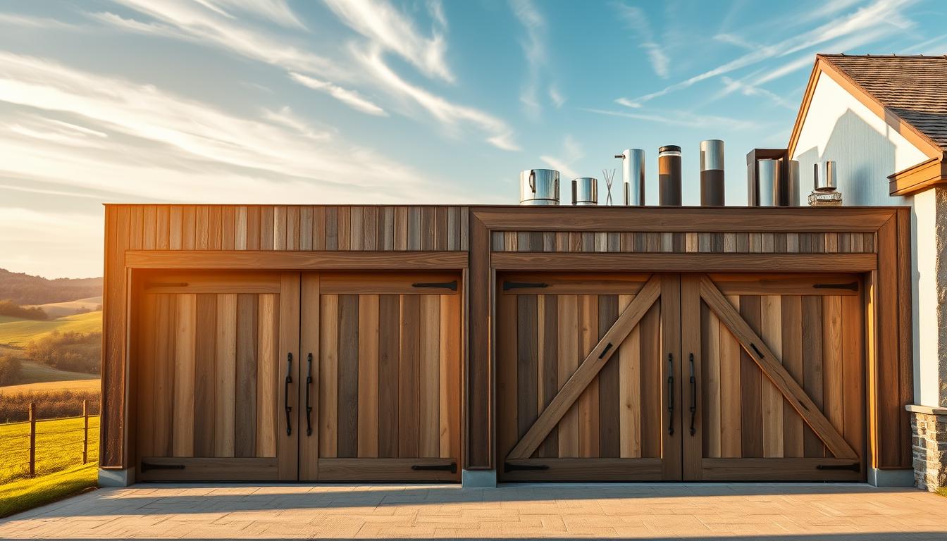 modern farmhouse garage doors