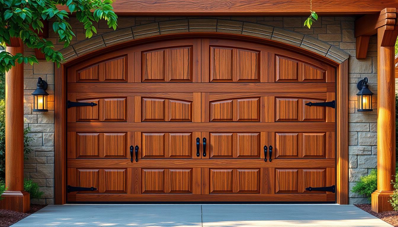 Wood Look Garage Doors