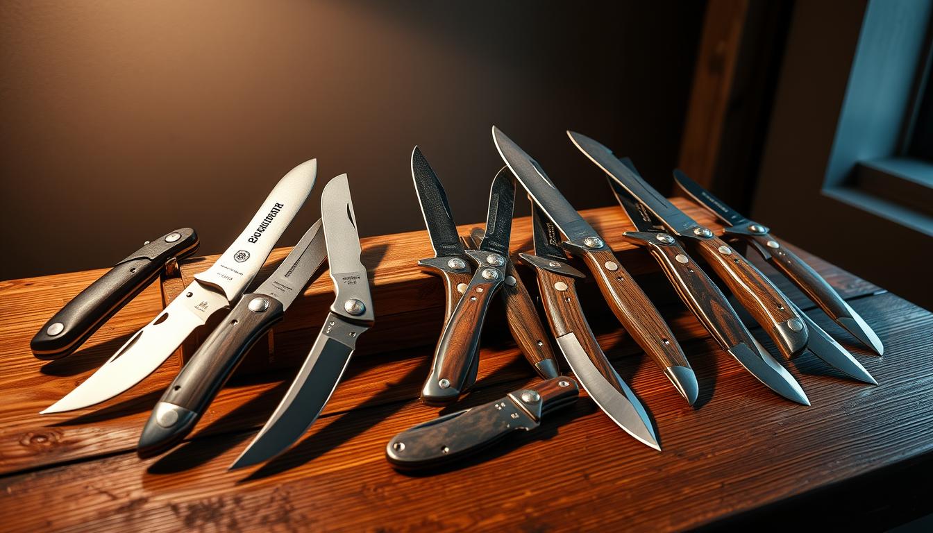 buck knife collection display
