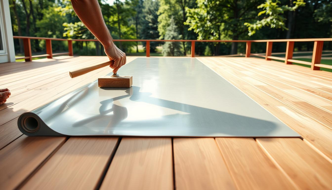 vinyl decking installation