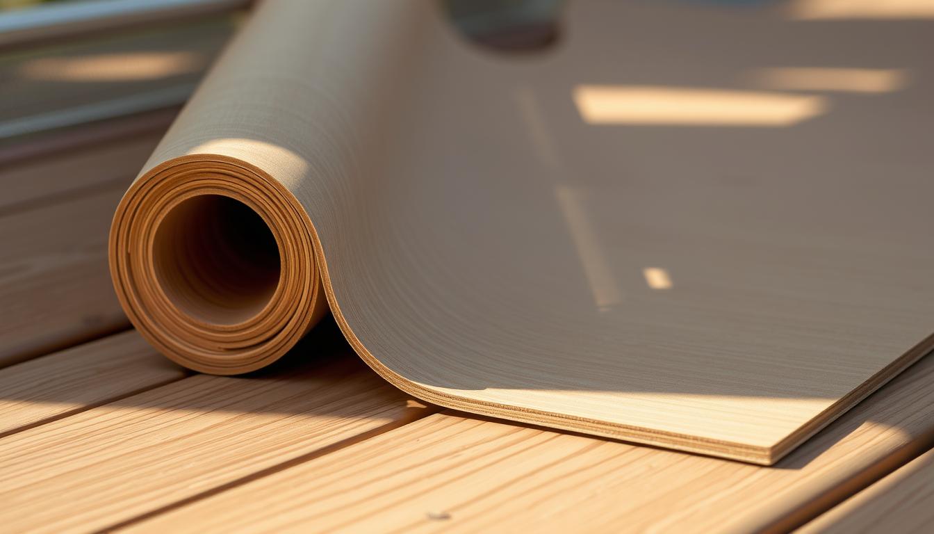vinyl decking roll