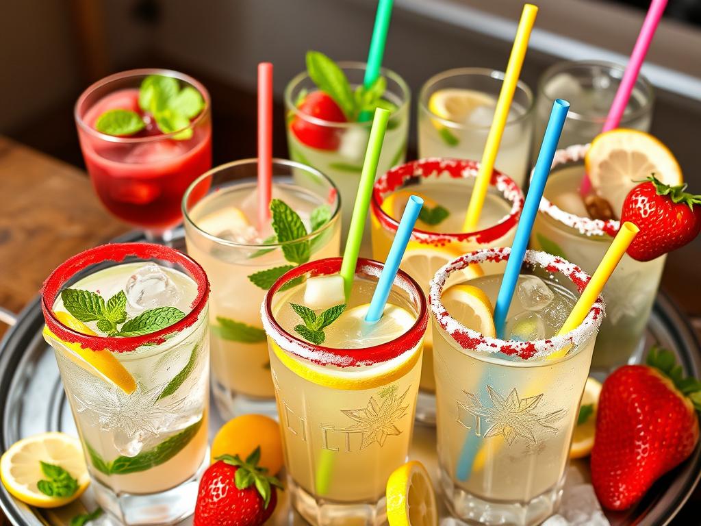طرق مختلفة لتقديم وتزيين مشروب كودرد