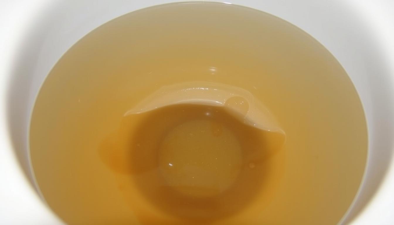 Toilet overflowing with wastewater due to septic tank backup