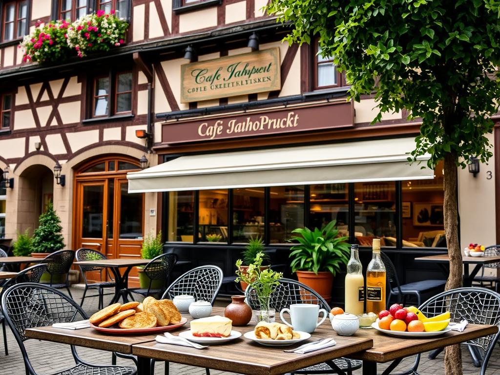 Historisches Café Jahnplatz in Gießen mit Bio-Brunch Angebot
