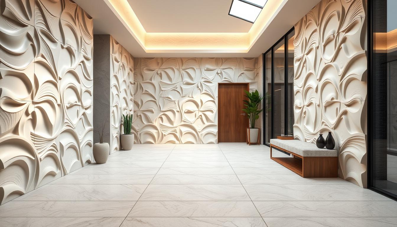 moderne relief fliesen