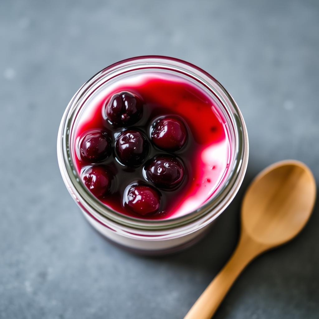 Vegan panna cotta with agar-agar