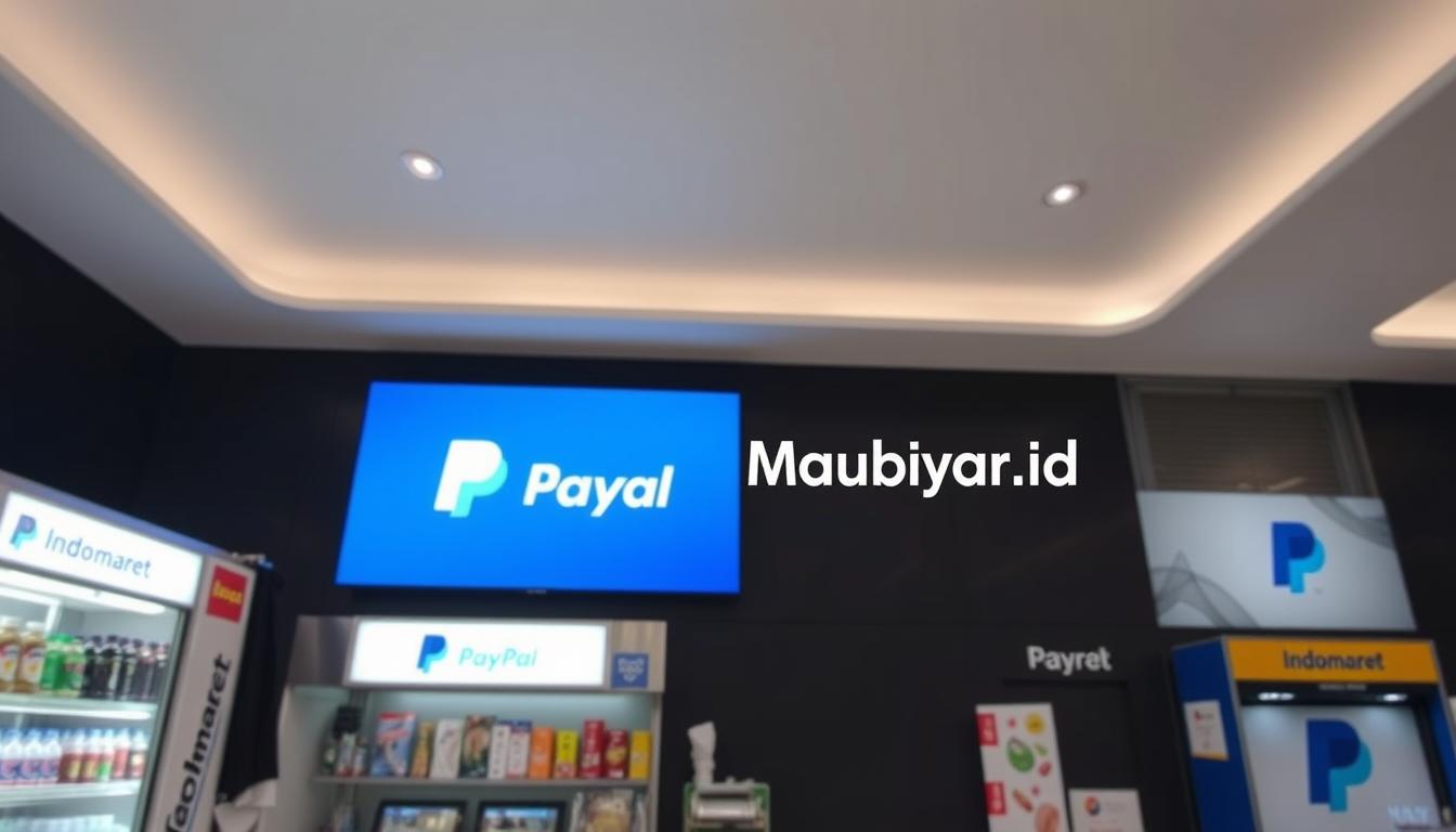 cara mengisi saldo paypal lewat indomaret