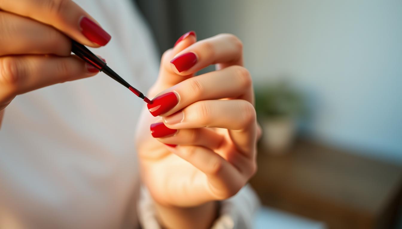nail polish application