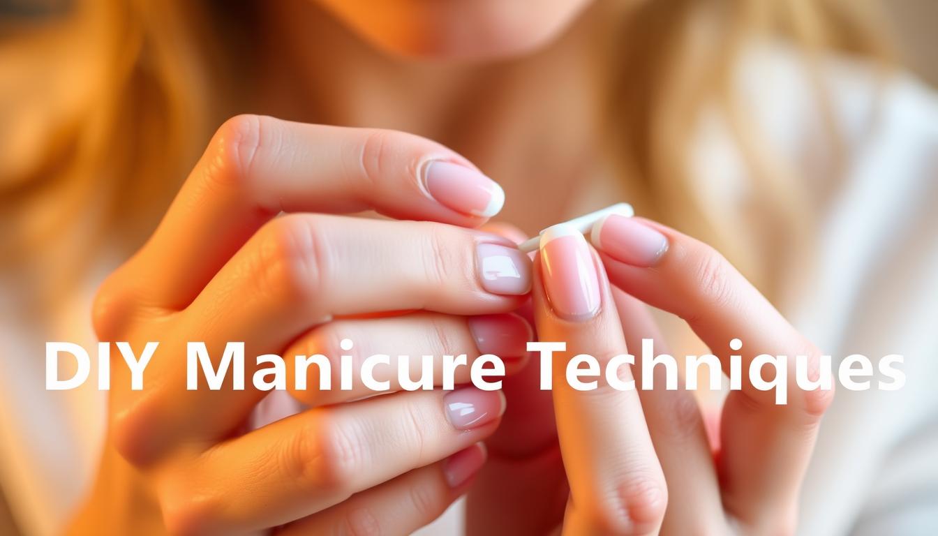 DIY French manicure