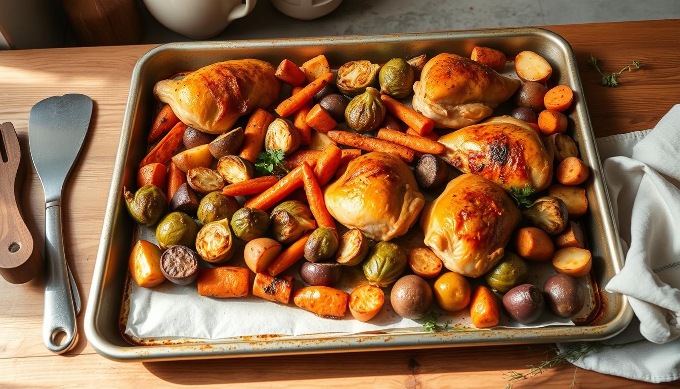 Easy Sheet Pan Chicken Dinner