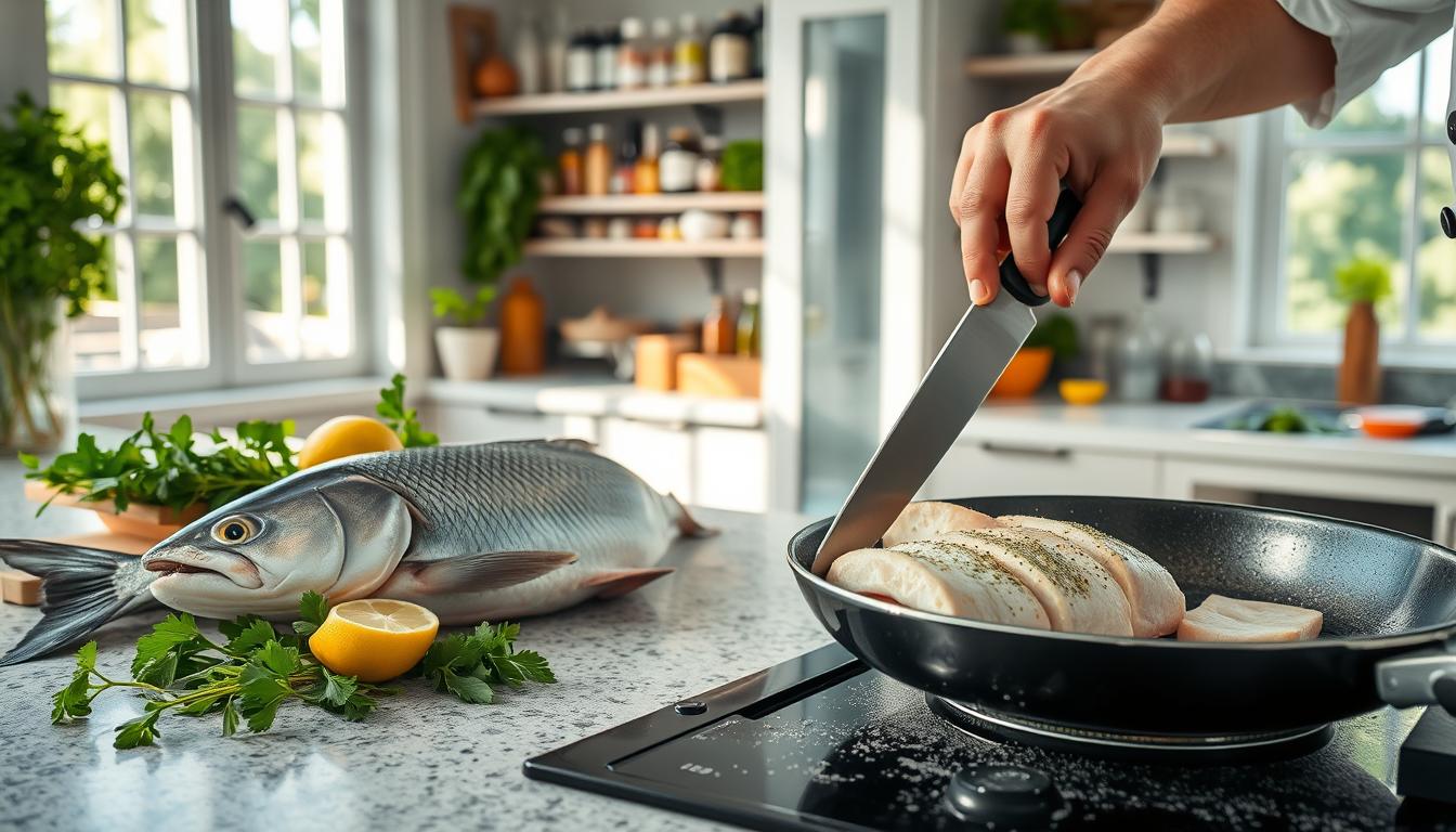 cooking with fresh fish
