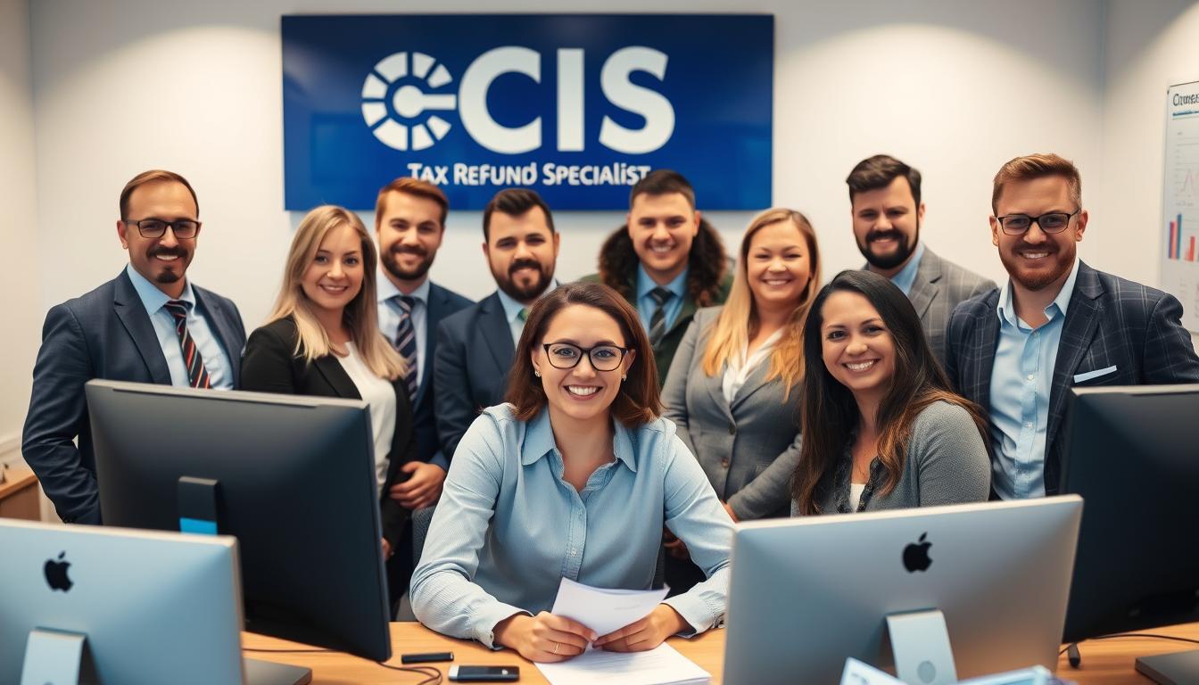 Equipe de especialistas em reembolso de imposto CIS