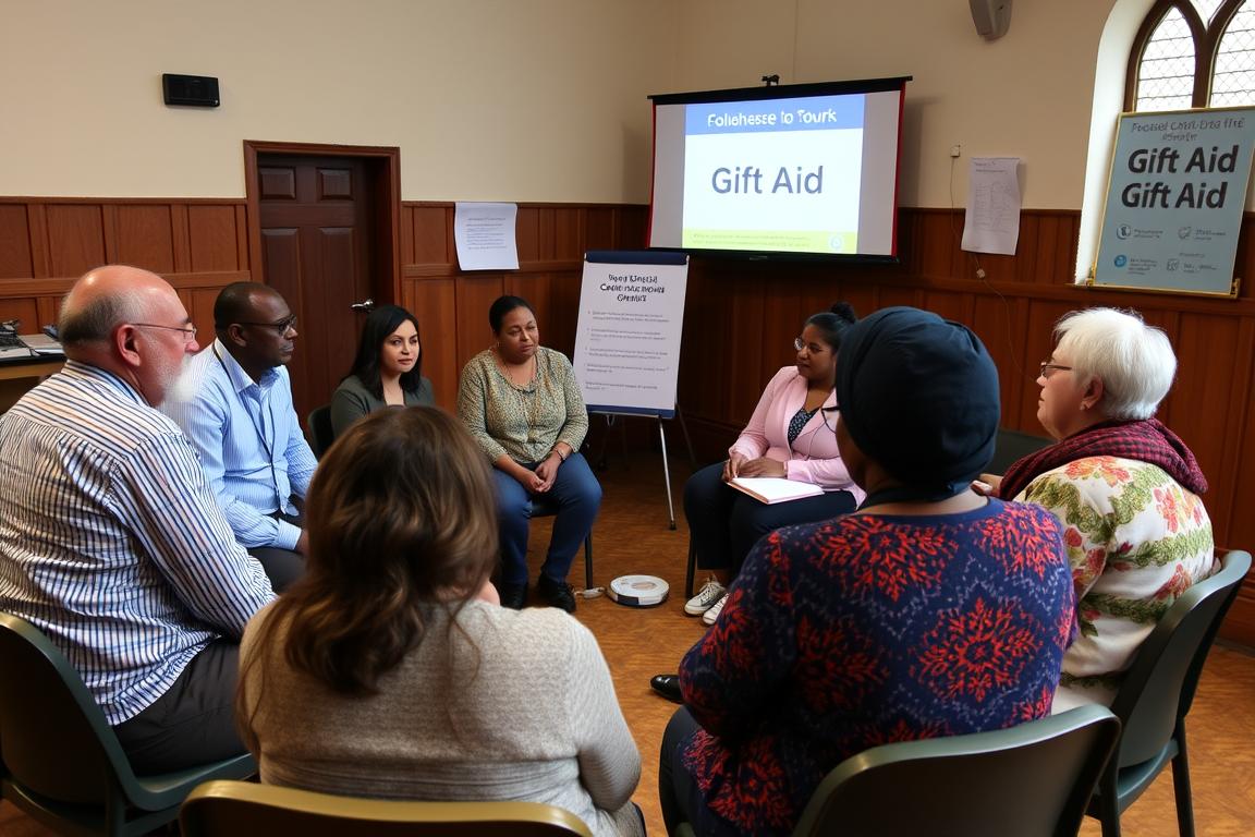Sessão de perguntas e respostas sobre Gift Aid para igrejas brasileiras no UK