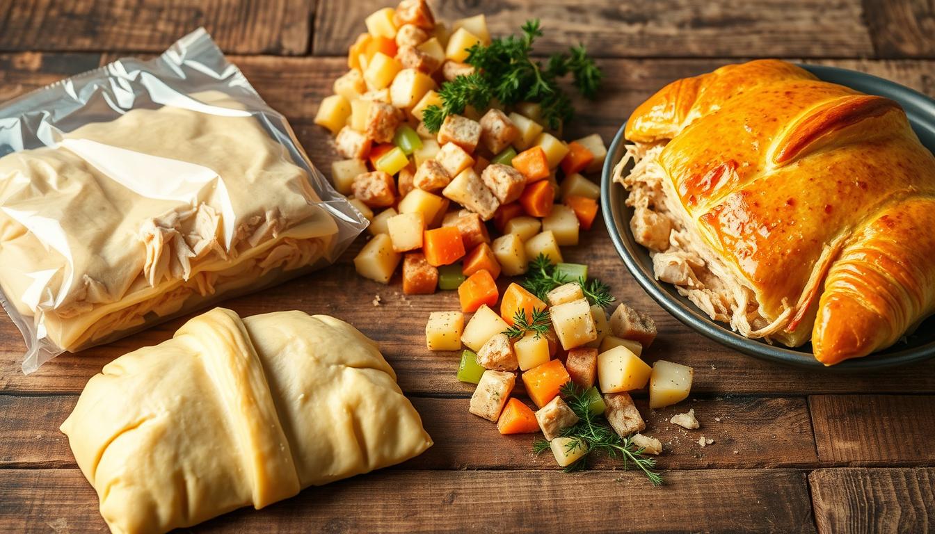 Crescent Roll Chicken Pot Pie Ingredients