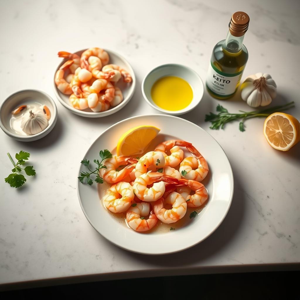 Keto Shrimp Meal Preparation
