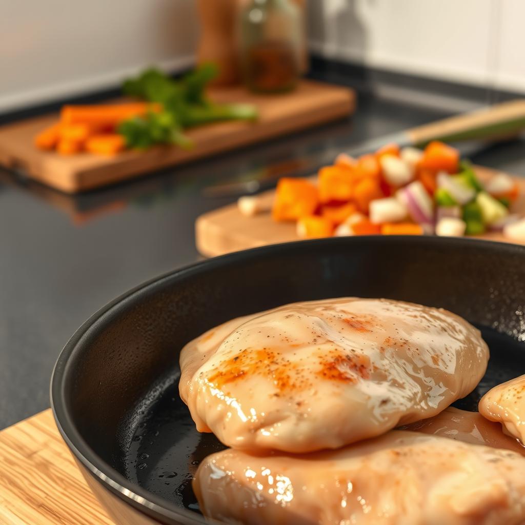 Low Sodium Chicken Meal Preparation