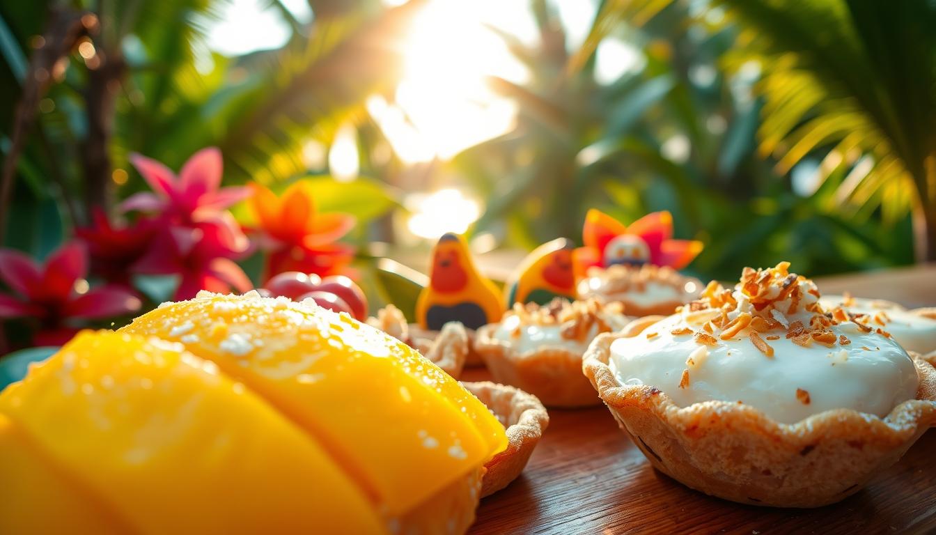 Mango Sticky Rice Tartlets