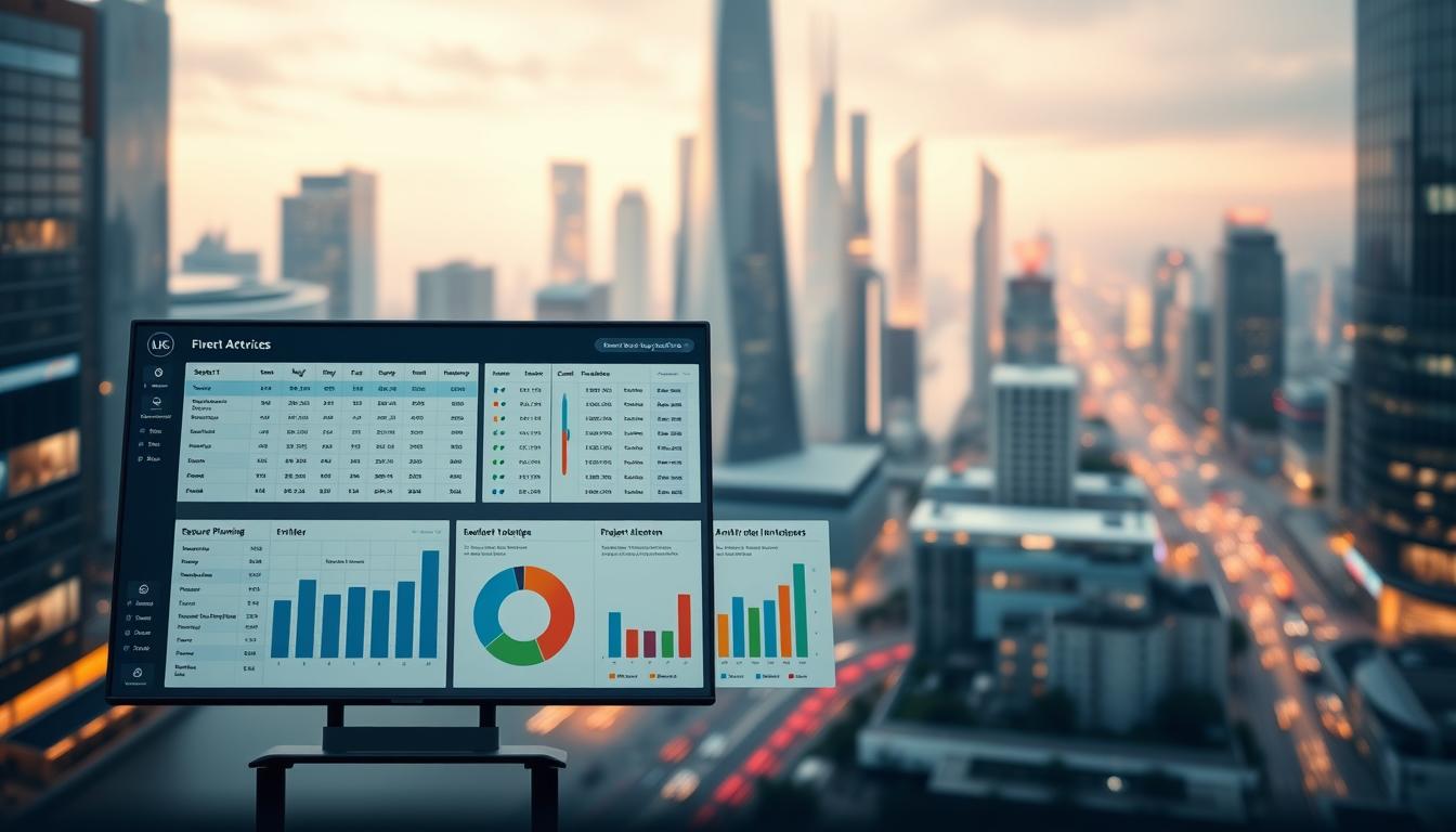 Startup Resource Planning and Budget Allocation: A meticulously designed infographic depicting an organized, data-driven approach to launching a new product. In the foreground, a sleek dashboard displays key financial metrics, resource allocation, and a Gantt chart outlining the project timeline. The middle ground features detailed pie charts and bar graphs visualizing the startup's budget breakdown, from operational costs to marketing investments. In the background, a futuristic cityscape with towering skyscrapers and bustling streets, symbolizing the dynamic landscape the startup must navigate. Soft lighting casts a warm, professional glow, while a subtle depth of field draws the viewer's attention to the central planning elements. The overall mood conveys a sense of strategic clarity, financial responsibility, and readiness to take on the challenges of a successful product launch.