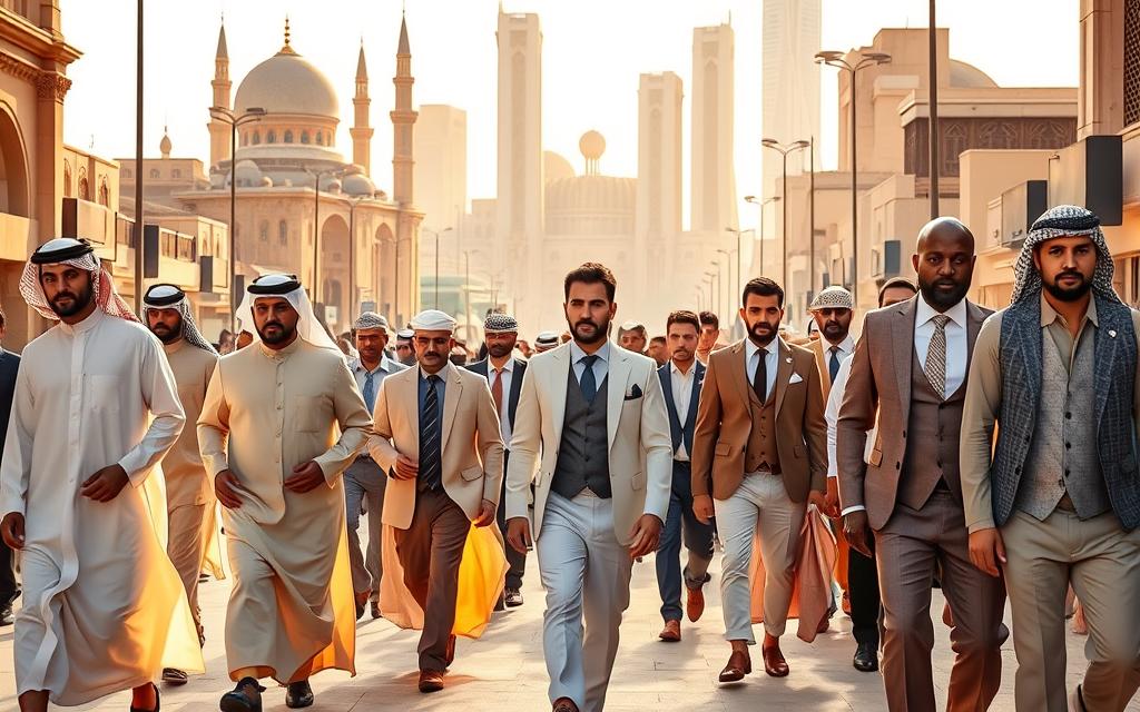 الموضة الرجالية في العالم العربي