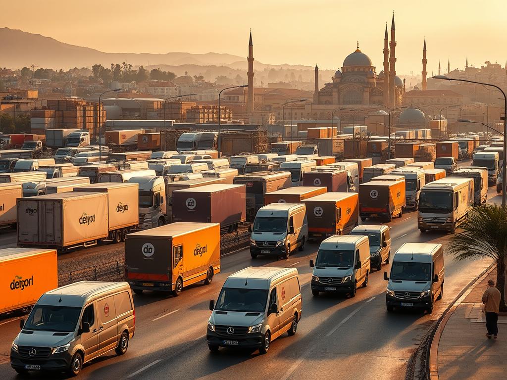خدمات الشحن والتوصيل في الجزائر