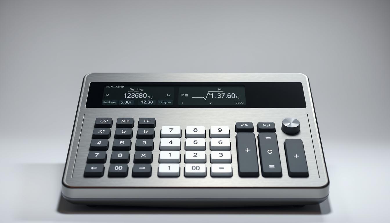 statistical calculator interface