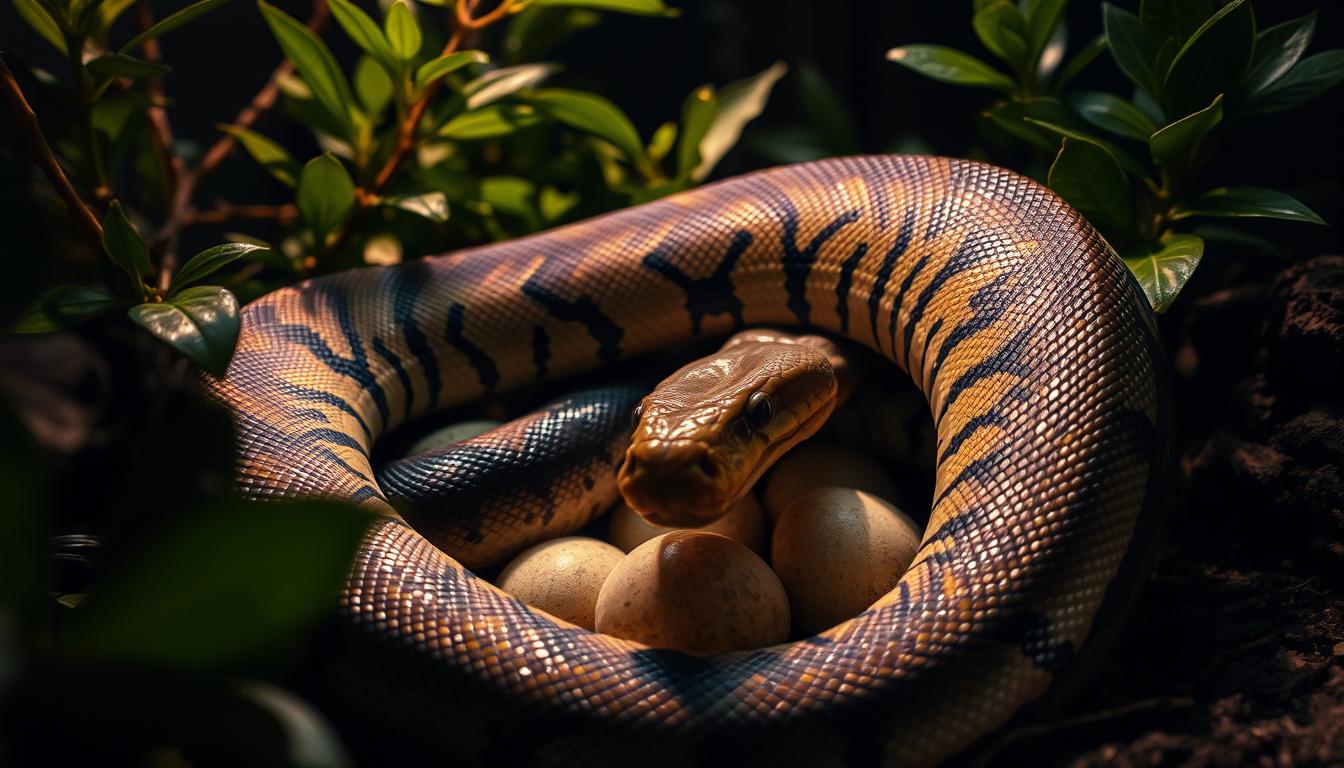 Perawatan Induk Python reticulatus
