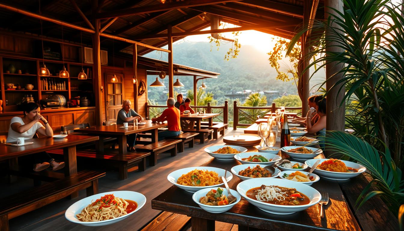 tempat makan enak di Laos