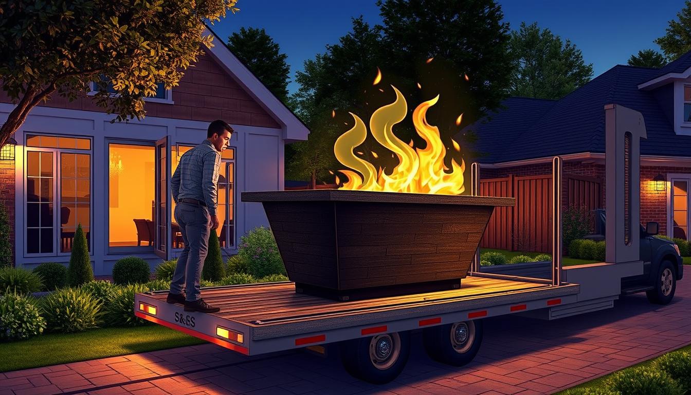 S&S Fire Pit delivery options