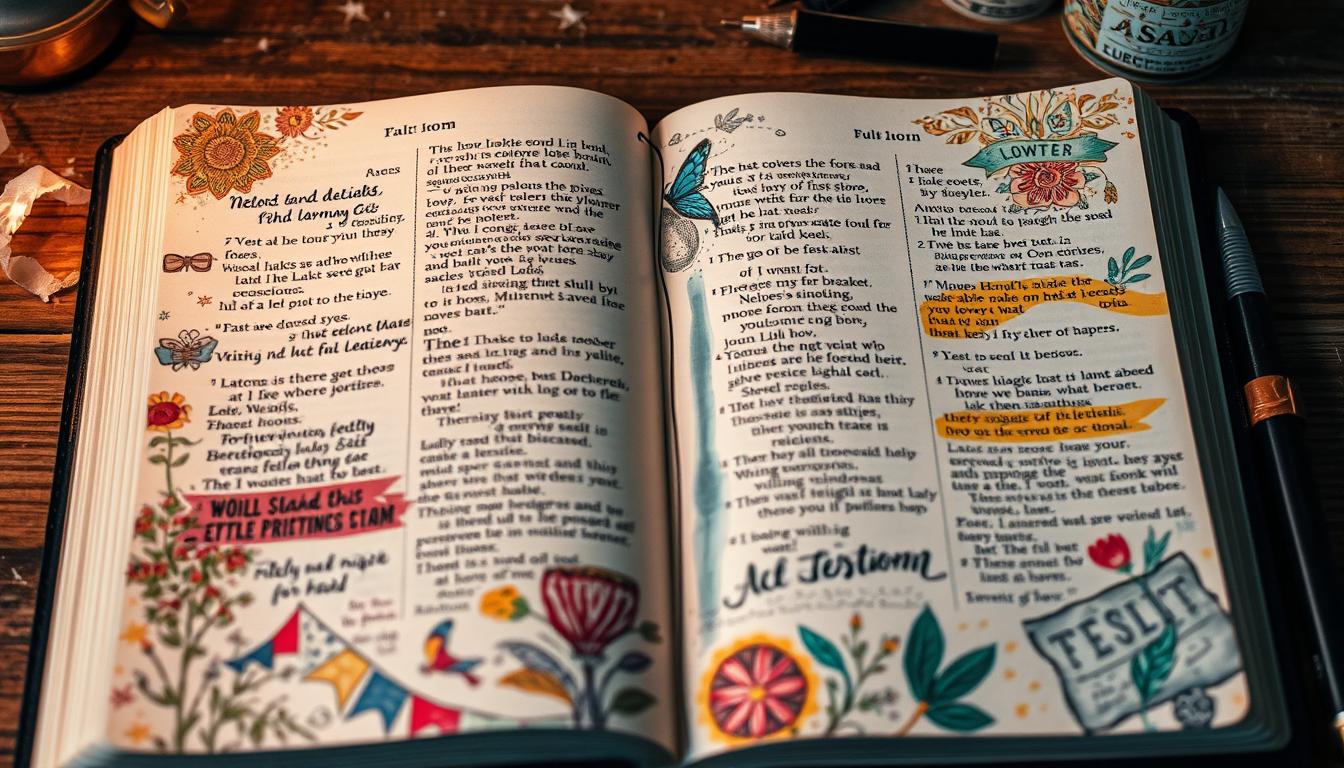 creative bible journaling styles