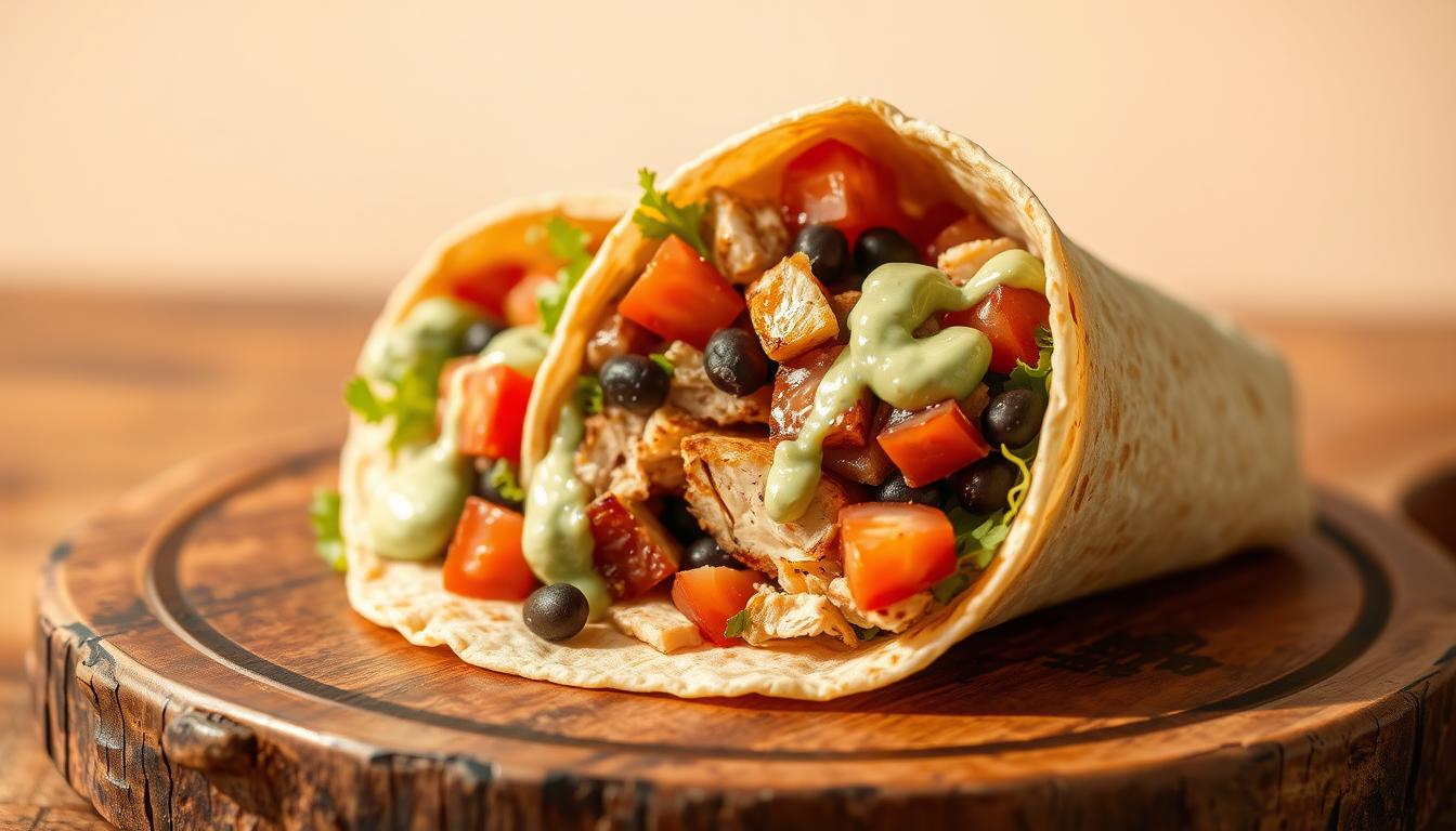 southwest chicken wrap